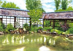 Voir le détail de cette oeuvre: Jardin japonais de l'île Versailles à Nantes